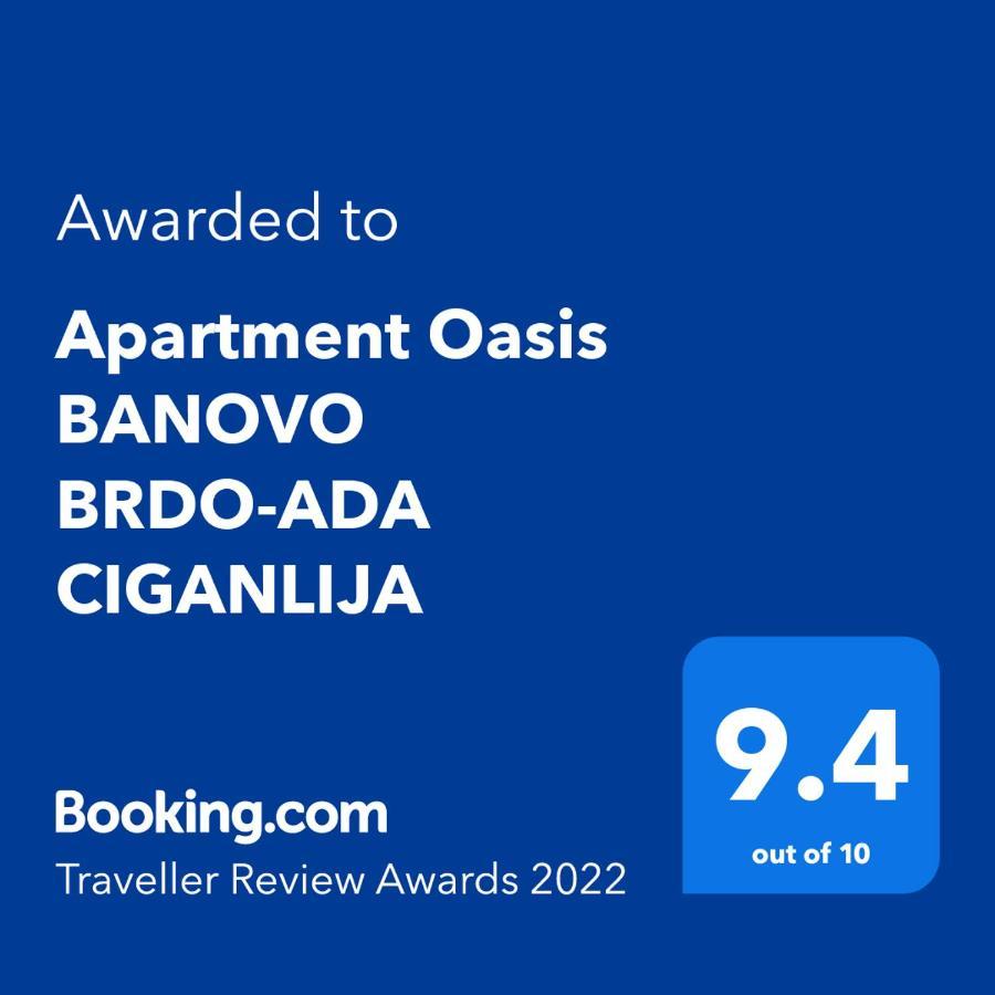 Apartment Oasis Banovo Brdo-Ada Ciganlija Beograd Eksteriør bilde